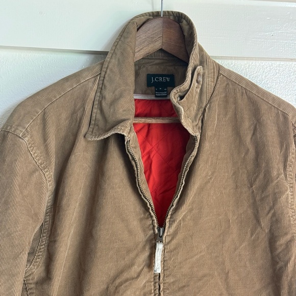 J. Crew M Men’s Brown Corduroy Bomber Jacket - Picture 4 of 12